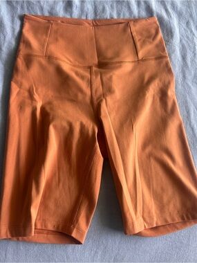 girlfriend collective Apricot Seamless High Rise Bike Short- S